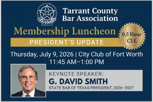 CLE Membership Luncheon President's Update