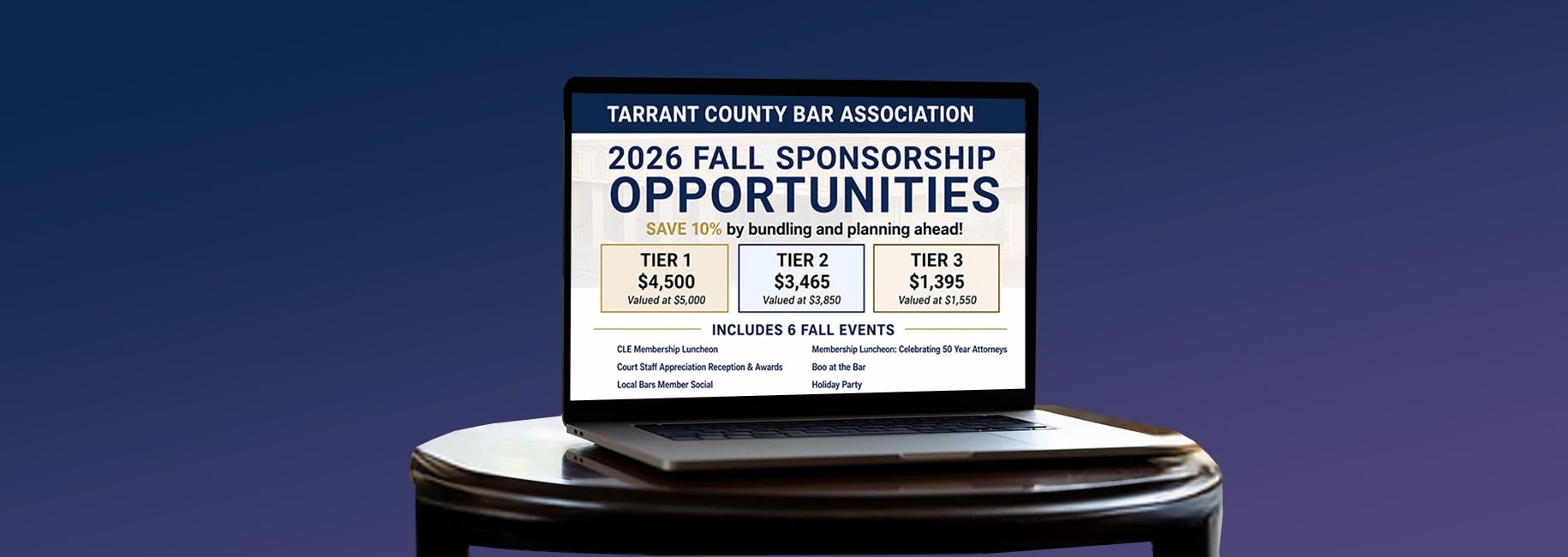 TCBA Fall Sponsorship Opportunities